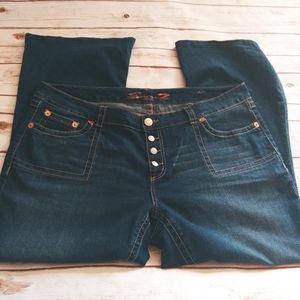 Plus Size 7 Flare Jeans